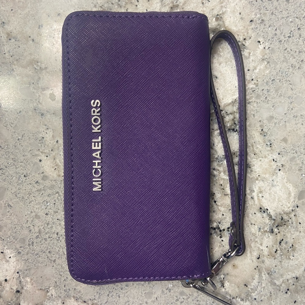 Michael Kors Purple Wristlet!!